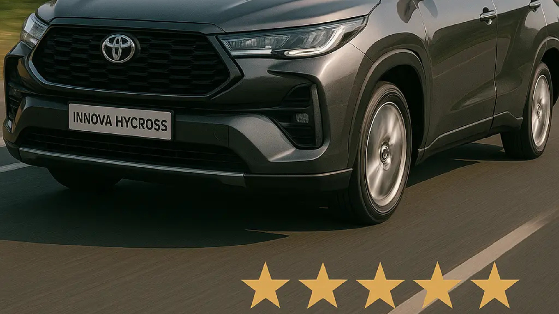 The secure and family-friendly Toyota Innova Hycross with its new 5-star safety accreditation.