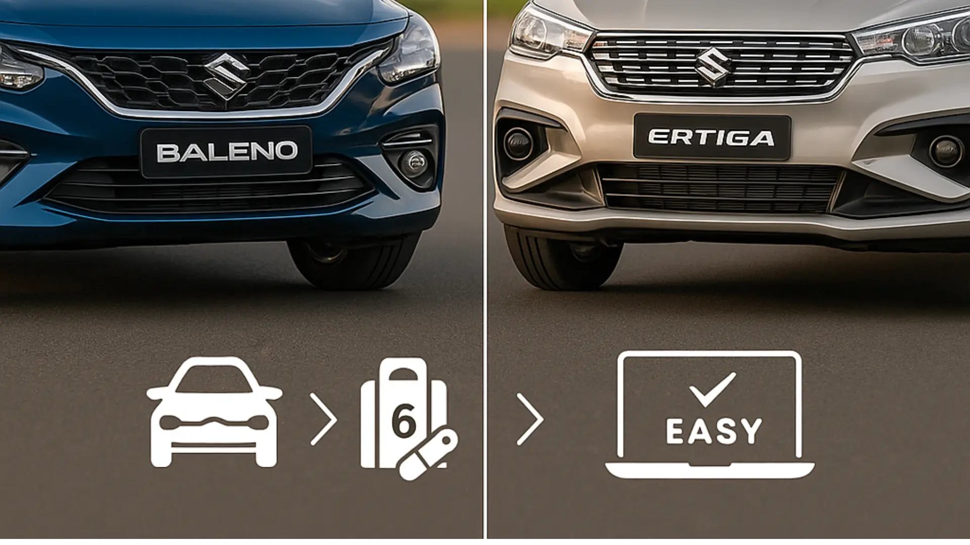 The Baleno and Ertiga receive a major safety upgrade with 6 standard airbags.
