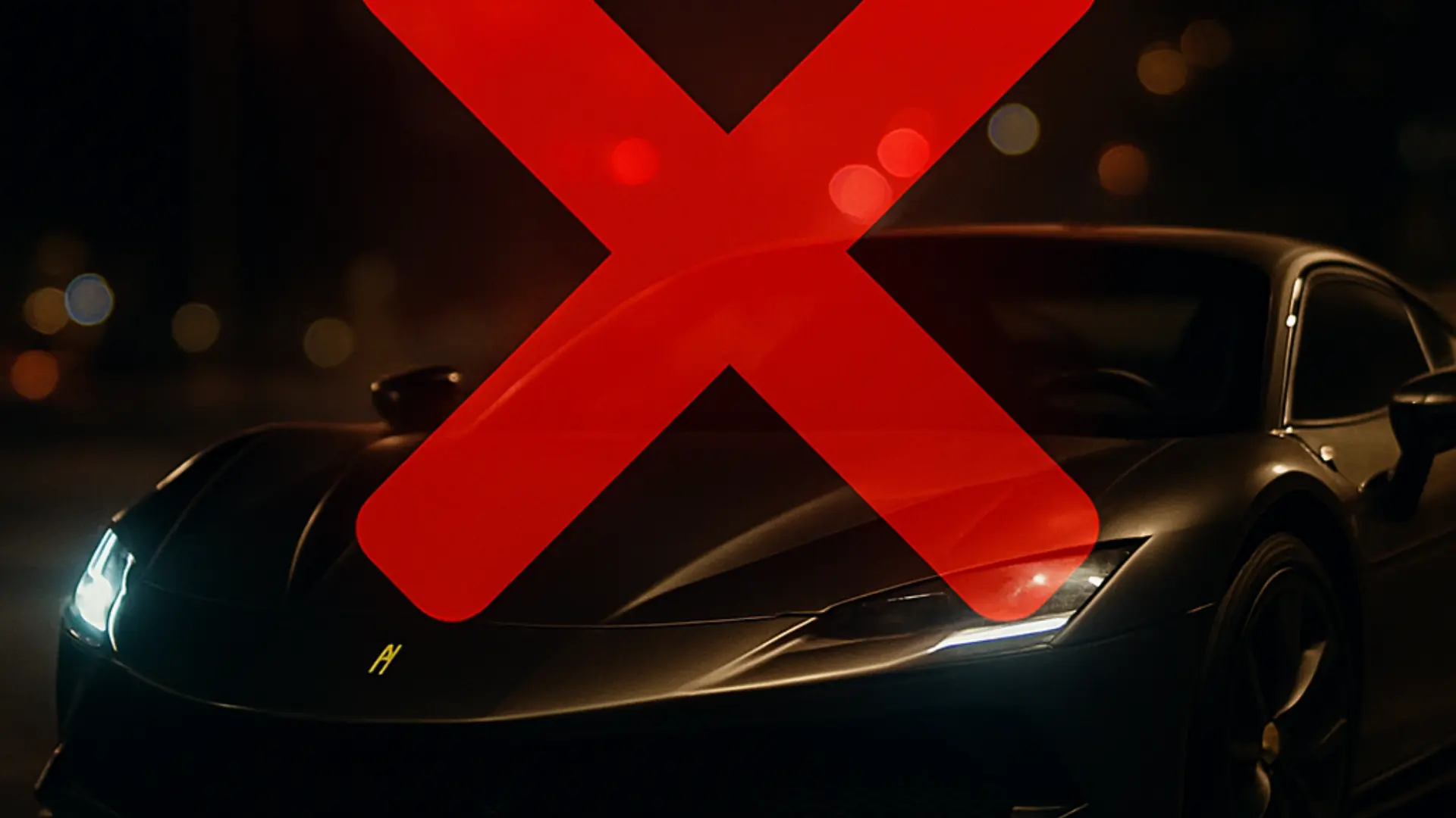 A Ferrari SF90 highlights the serious consequences of avoiding pay road tax.