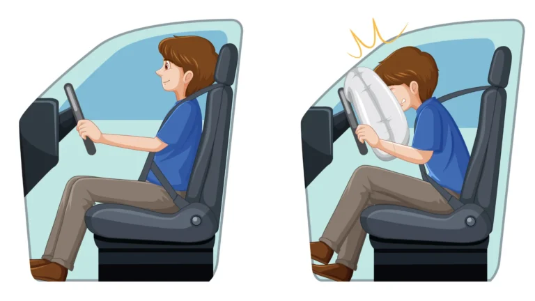 Focus of use of an airbag