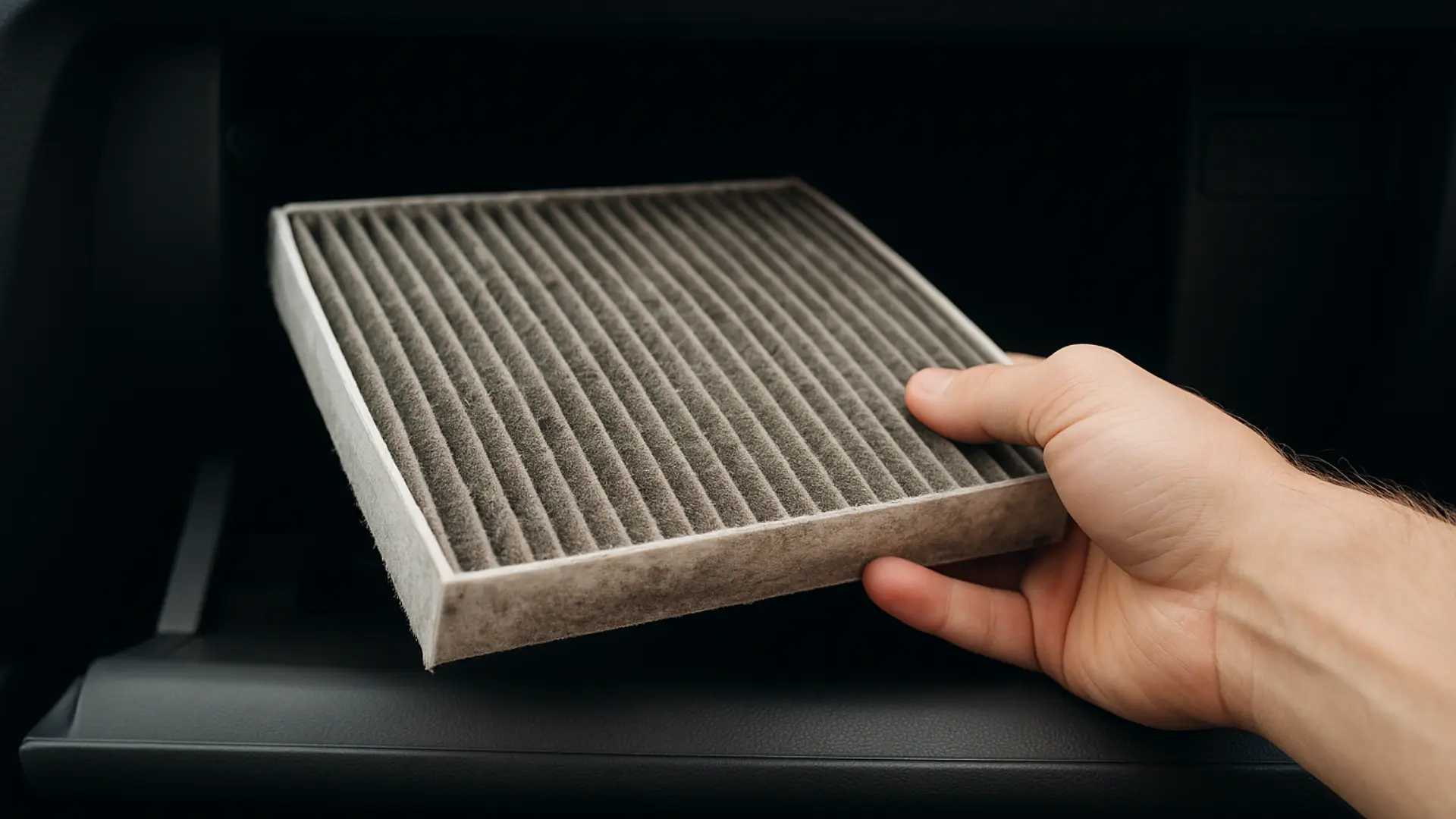 The simple DIY process for car ac repair by checking the cabin filter.