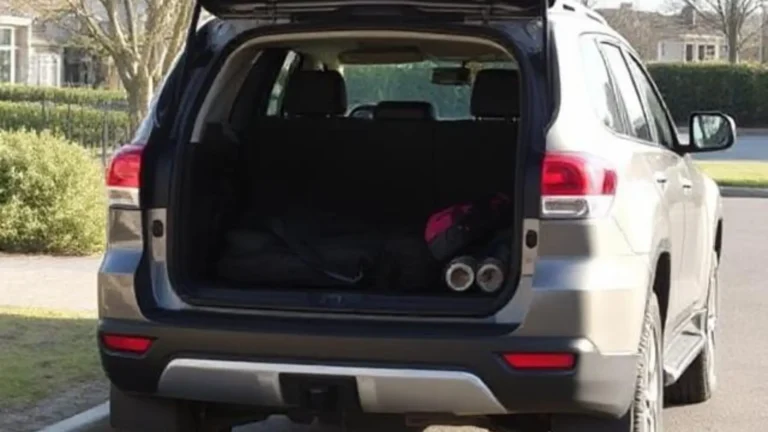 The practical and spacious storage of a best suv.