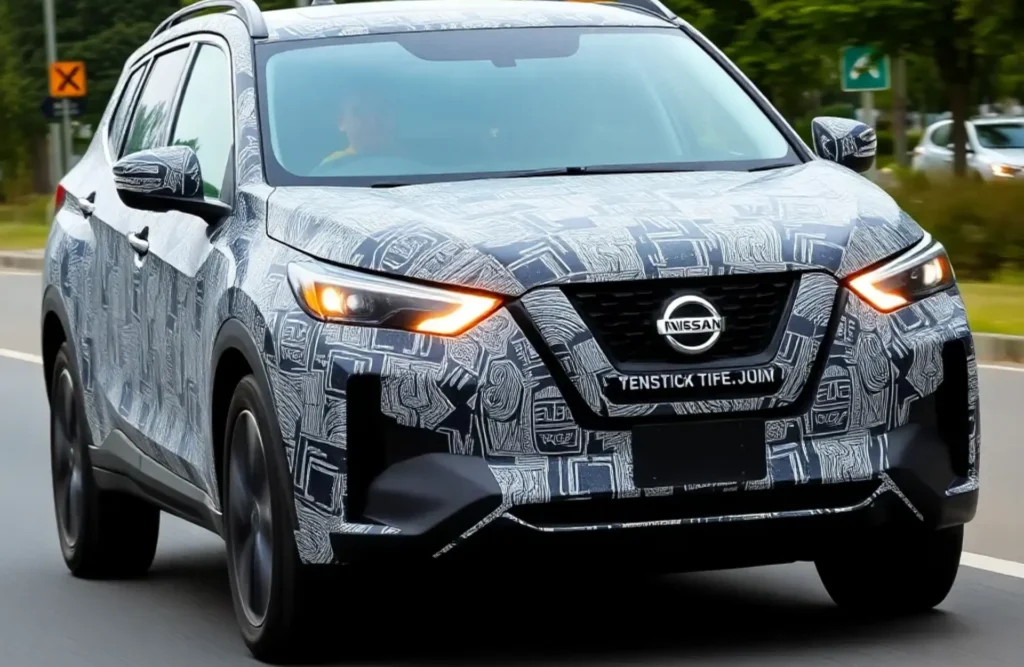 The spied Nissan's Maruti competitor testing on the road