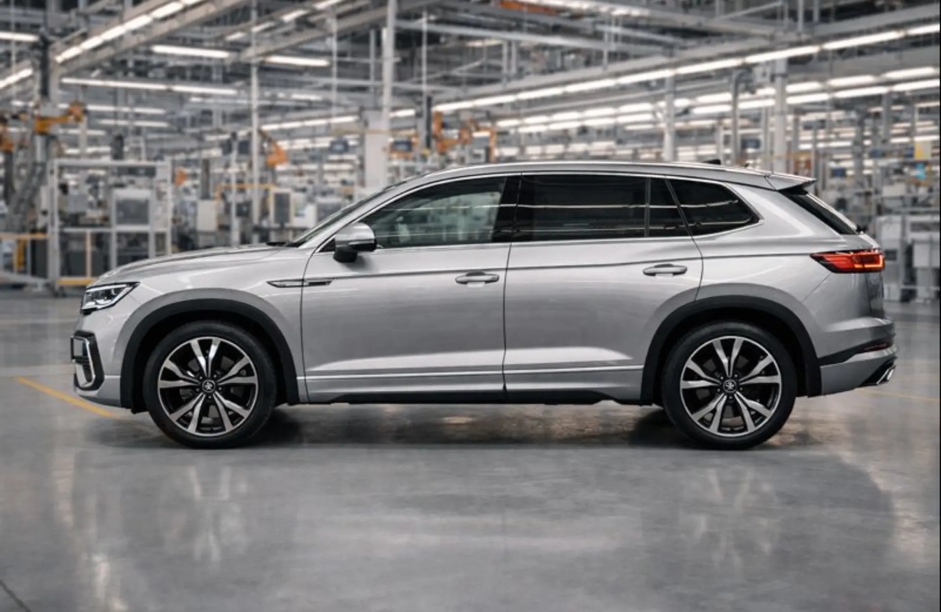 Volkswagen Tayron Begins its R-Line Assembly in India