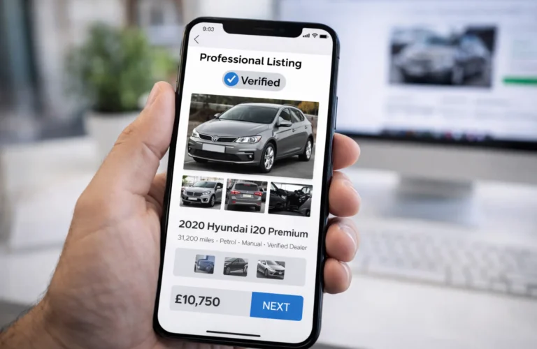 Creating a high-quality online listing to sell a car quickly and transparently