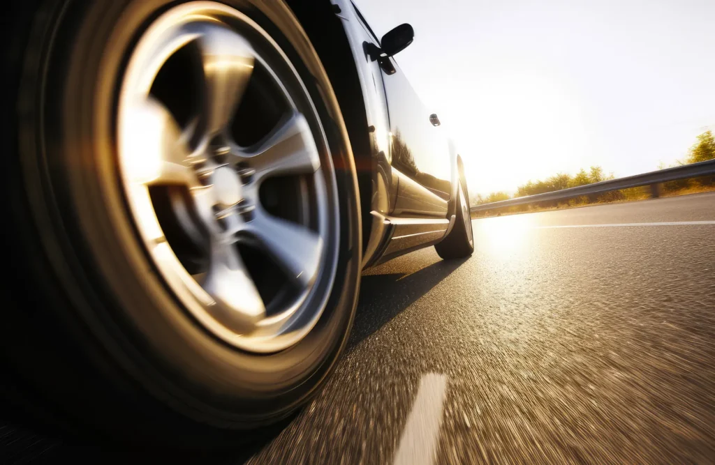 Essential tyre maintenance for Indian road conditions, featuring modern safety sensors and tread depth indicators.